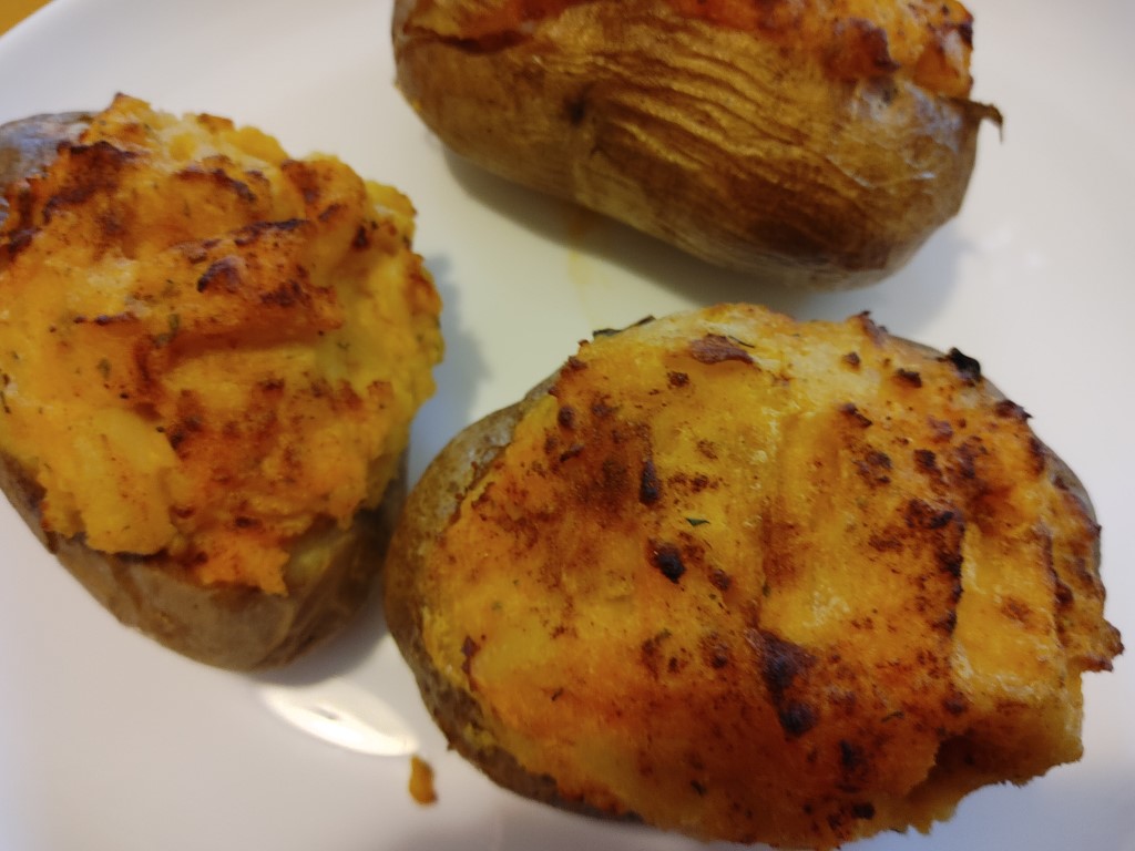 Air Fryer Twice Baked Potatoes